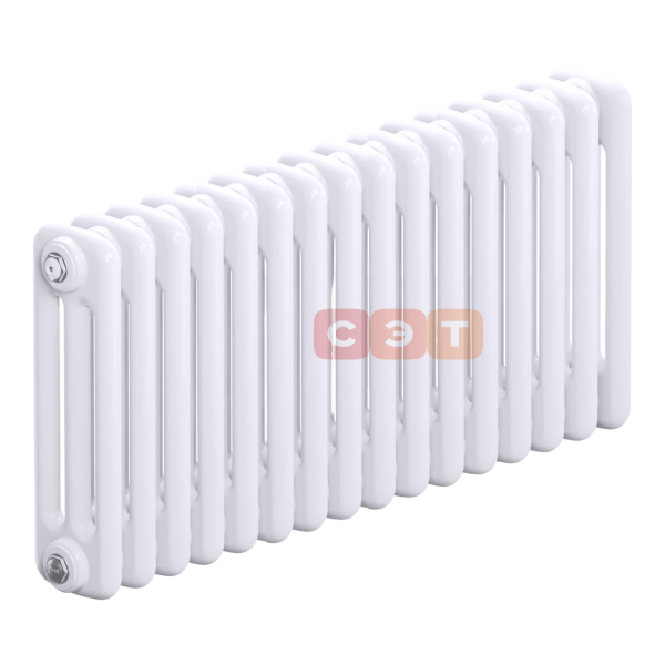 Радиатор стальной 3х трубный Rifar TUBOG 16 секций (в.  370мм, подкл. -  донное левое/правое)